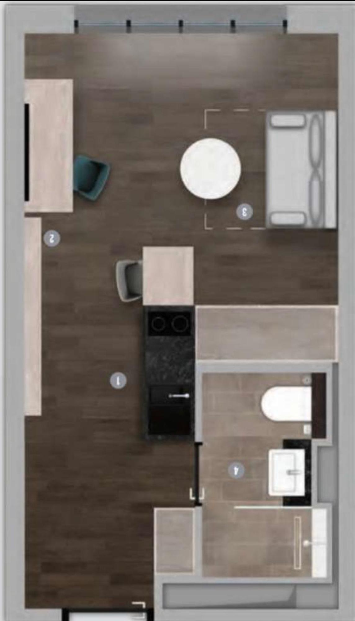 Studio Apartment Uber Den Wolken Berlino Esterno foto